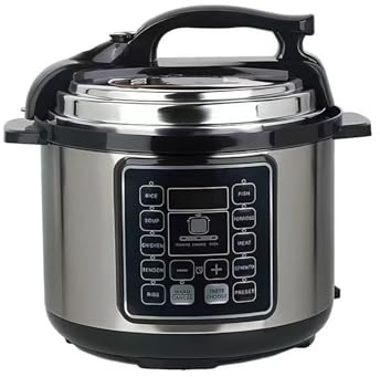 Multifunctional Electric Pressure Cooker with 8 Preset Programs, 24H Reservation & Keep Warm, Food-Grade Aluminum Inner Pot for Rice, Soup, Meat, Cake (size 3)
