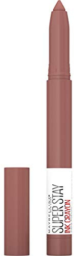 Maybelline Super Stay Ink Crayon Lipstick Makeup, Precision Tip Matte Lip Crayon with Built-in Sharpener, Longwear Up To 8Hrs, Trust Your Gut, Mauve Nude Pink, 1 Count