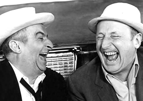 Générique Poster de Bourvil avec Louis De Funès…29,7x42cm...Format A3 dans le film Le Corniaud 1965