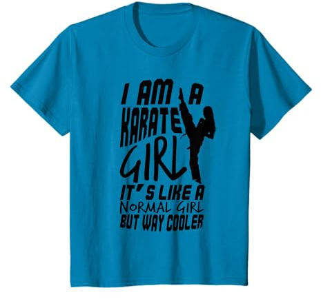 I Am A Karate Girl Frase Amusante pour les filles T-Shirt