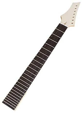 Gitarrhals Elektrisk Gitarrhals 24 Band 7-strängad Gitarrhals Kanada Lönn Högglans Lönn Gripbräda Gitarrdelar (Color : 01)