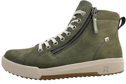 Rieker Damen Klassische Stiefeletten W0164, Frauen Stiefeletten, lose Einlage,Boots,Stiefel,Bootee,Booties,halbstiefel,grün (54),38 EU / 5 UK