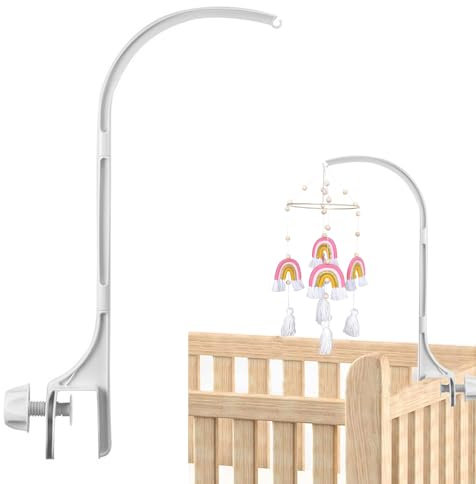 Mobile Halterung Babybett Klingelhalterung Mobile Holder Wickeltisch Verstellbare Mobile Baby Halter Mobilehalter Wickeltisch Mobile Aufhängung fur Hängenden Spielzeug (nur Arm)