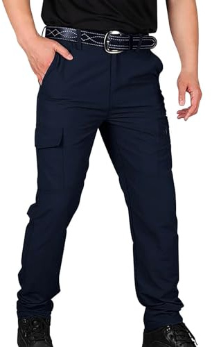 Pantalones tácticos de secado rápido para hombre, ligeros, de senderismo, pantalones de pesca, elásticos, pantalones de trabajo para hombre, pantalones cargo de verano, pantalones de trekking, muchos