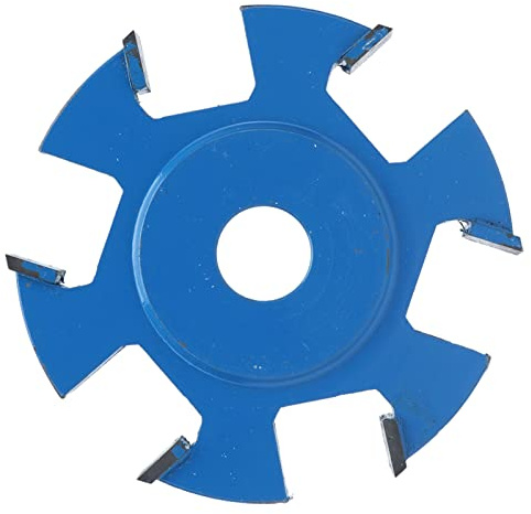 Dioche Angle Grin6 Fresa per Legno a 6 Denti, Disco da Intaglio in Acciaio Al Carbonio per Smerigliatrice Angolare, Diametro 96 Mm, Utensile da Taglio di Precisione per Progetti di Lavorazione del