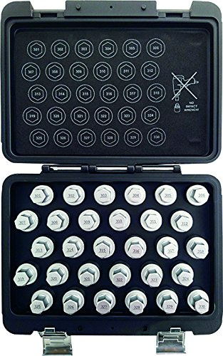 Kunzer 7FSM30 fälglås nyckelsats, Mercedes, 30 delar