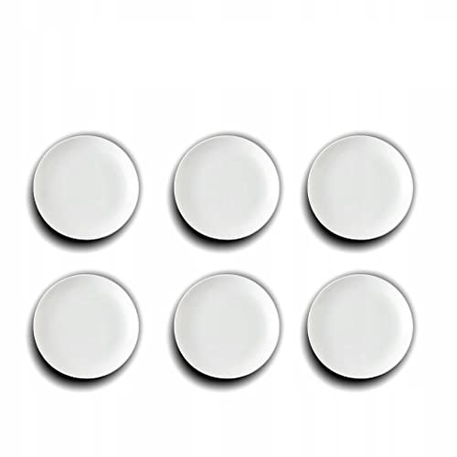 Wilmax WL-991013/A - Plato de postre (porcelana, 20 cm de diámetro), color blanco