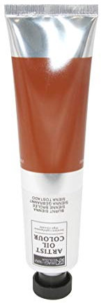 Artist Ölfarbe, 200 ml Großtube in 30 Farben, feine Künstlerqualität (24-sienna gebrannt)