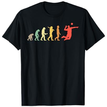 Pallavolo Evoluzione Retrò Regalo Per Giocatori Di Pallavolo Maglietta