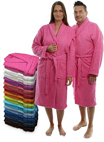 LEBENGOOD Albornoz Mujer 100% Algodón OEKO-TEX, Toalla Rizo Americano 450 gsm, Albornoces Juveniles, Ducha, Piscina, Bata Baño, Unisex,Hombre, Tallas S M L XL XXL 3XL