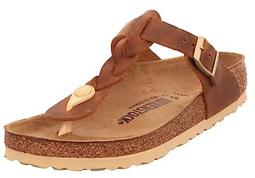 Birkenstock Gizeh Braided, braun(Cognac), Gr. 38