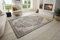 Hanse Home Orken Teppich Orientalisch –Kurzflor Vintage Wohnzimmerteppich Weicher Orient-Teppich ÖKO-TEX Läufer für Schlafzimmer, Esszimmer, Wohnzimmer, Flur, Küche – Schwarz Braun, 240x340cm