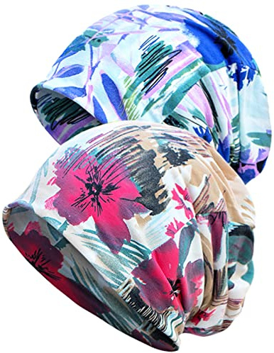 XYIYI Femmes Chapeau de Chimio Coton Bonnet Chapeau Turban Couvre-Chef Head Wraps