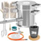 Nelyrho Kit de four de fusion de propane 3 kg - Fonderie en acier inoxydable robuste pour coulée de métal - Kit de fusion complet avec creuset, pince, gants pour or, argent, cuivre, aluminium