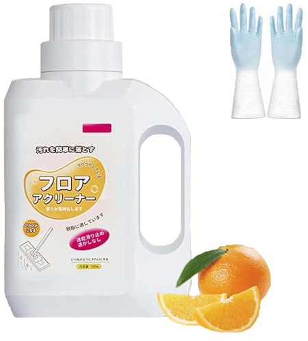 Solubrilho Tile Cleaner Floor, Solubrilho Limpa Piso 5 Litros Concentrado, Powerful Decontamination Wood Floor Cleaner Polishing Brightening for Mopping, Quick-Drying & Non-slip, 500ml (1Pcs)