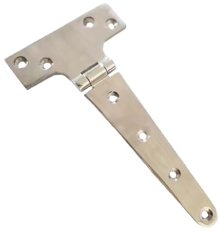 Bisagras De Puerta De Acero Inoxidable,Herrajes de Acero Inoxidable 316 - Bisagras Antioxidantes para Puertas Exteriores - para Gabinete, Cocina, Muebles, Paneles Industriales, Exterior,