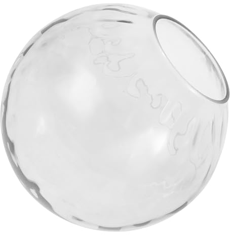 Artibetter Paralume in Vetro Sfera 150mm Copertura per Apparecchio di Illuminazione, Ricambio per Lampada a Sospensione, Coprilampada Bordi Arrotondati per Soggiorno e Cucina