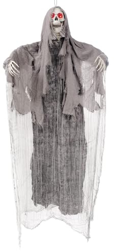 JOYIN 170cm animato hanging urlando fantasma decorazione, scheletro di halloween grim reaper per haunted house prop décor