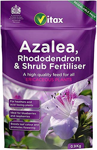 Vitax Ltd 3 X Azalea, Rhododendron & Shrub Feed 0.9KG Resealable Pouch