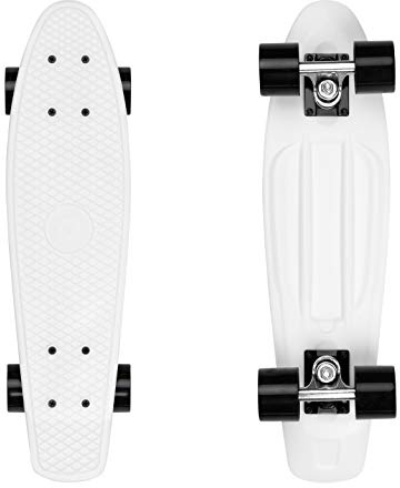 Retrospec Quip Skateboard 57,1 cm Classic Plastic Cruiser Complete Skateboard