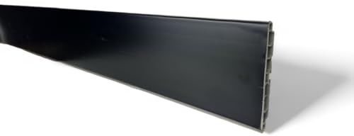 Zócalo PVC para cocina 2 metros en color negro 10 cm