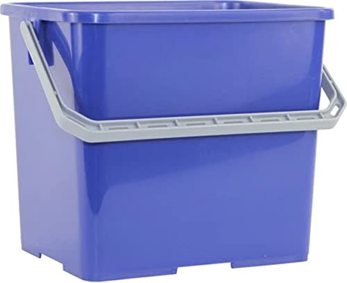 Synx Tools Cubo Carrito de Trabajo Limpieza Azul 6 litros repuestos para Varios carritos de Limpieza Cubo de 6 litros