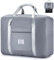 SPAHER Ryanair Handgepäck 55x40x20 Tasche für Flugzeug, Wasserdicht Handgepäck Reisetasche Faltbare Handgepäcktasche Leicht Für Damen und Herren Unisex Sporttasche für Reisen Gym Übernachtung, Grau