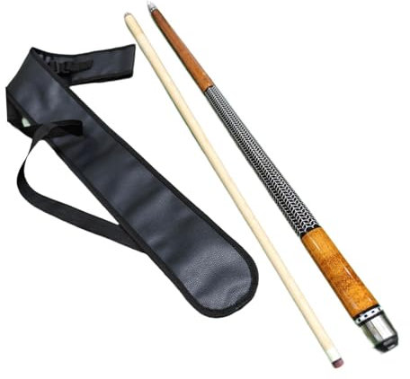 rockible Pool-Queue, Snooker-Queue, Billard-Pool-Stick, Billard-Queue-Stick für Billardspieler, Braun
