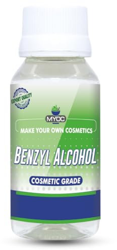 MYOC Benzyl Alcohol – 7.98 Fl Oz / 236ml | Cosmetic-Grade Preservative & Solvent for DIY Skincare, Haircare & Beauty Formulations