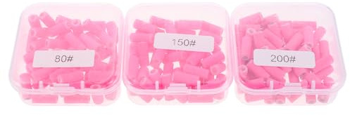 PLAFOPE Anillo para Limar Uñas de Bandas Abrasivas para Moldear y Pulir Uñas Accesorios para Salón Hogar y Fiestas