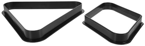 TOYANDONA 2 Pièces Triangle de Billard Plastique Cadre Trépied pour Boules de Billard Pool Accessoire Table et Pratique