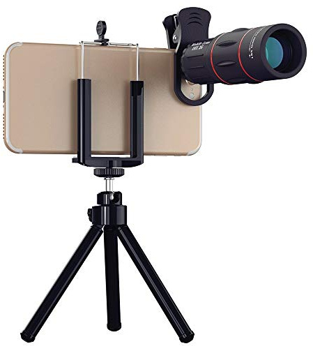 Obiettivo monoculare for telefono cellulare con teleobiettivo zoom 18X(18x tele with tripod)