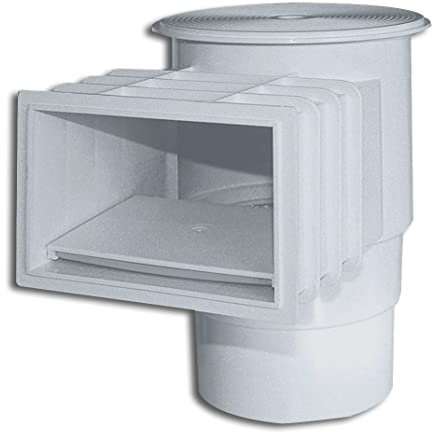 Productos QP Skimmer Boca 200 Abs Tapa Redonda, Negro, 42.5x46x28 cm, 500183