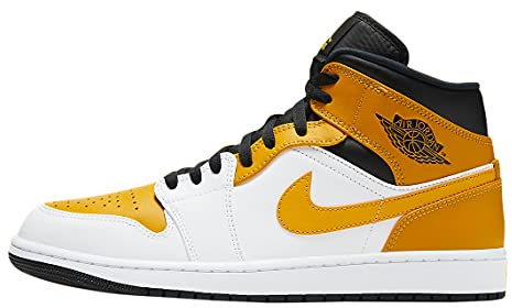 Nike High-Top Sneaker für Herren, weiß/Universität Gold-schwarz, 48.5 EU