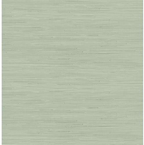 NuWallpaper x Society Social Classic Faux Grasscloth Peel and Stick Wallpaper, Sage Faux Grasscloth Removable Contact Paper for Walls, Self Adhesive Wall Covering for Bedroom Living Room Accent Wall