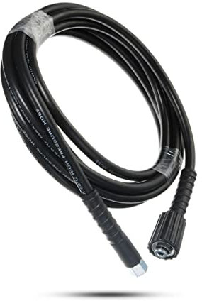 YUET 10M Hochdruckreiniger Schlauchleitung Ersatzschlauch M14 x M22 (15mm) für Kärcher K2, K3, K4, K5, K7, Unterlegscheiben Gewindeanschluss, Wasserreinigender Schlauch und Ablauf