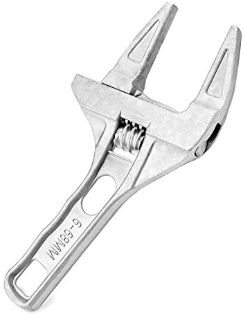 QWORK® Verstellbarer Schraubenschlüssel 6-68 mm, Maulschlüssel Verstellbar, Rollgabelschlüssel, Aluminiumlegierung