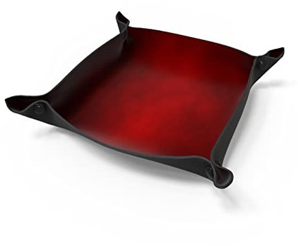 Plateau à dés - Dice Tray pour Jeux de société et RPG - Warhammer, Song of Ice and Fire, Age of Sigmar - Fumée Rouge