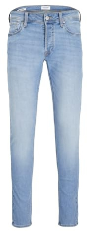 Jack & Jones Jjiglenn Jjoriginal SQ 330 - Vaqueros Ajustados para Hombre, Azul Denim., 34W / 34L