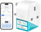 meross Meross Smart Plug with Energy Monitoring, Mini Smart WiFi Plug Work with Alexa, Google Home, SmartThings, Smart Socket Remote Control Timer Plug, No Hub Required, 13A, 1 Pack