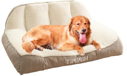 LINGXIYA Weich Bequem Hundekissen, Orthopädisches Hundebett, Katzenbett, rutschfest Hundesofa, Haustierbettaus Flauschig Plüsch für Kleine Hunde und Katzen, Waschbar Hundekissen