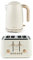 Salter Pebble Kettle & 4-Slice Toaster Set – 1.7L Fast Boil Kettle Removable Limescale Filter, Boil-Dry Protection, 4-Slice Wide Slot Toaster, 6 Browning Levels, Removable Crumb Tray, Stone