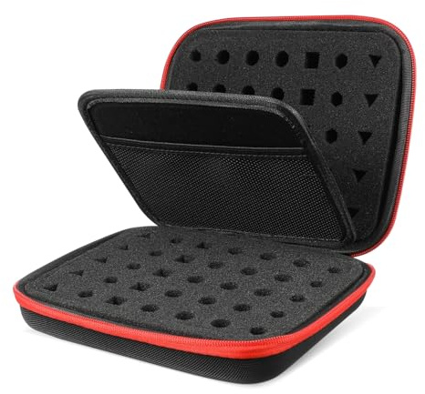 POPETPOP Étui de Rangement pour Jeux de Société et Poche en Filet en Fibre Synthétique Compartiments Divisés pour Dés Portable et Cartes