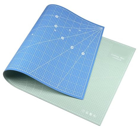 Roterande Skärmatta, 120x60 Cm Flerfärgad PVC for Gör-det-själv Hantverk Och Sömnad(Blue Green)