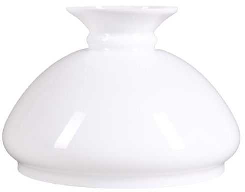 Petroleumglas Lampenglas Ersatzglas Leuchtenglas Petroleumlampe Vestaschirm Einbaumaß Ø 218mm Weiß