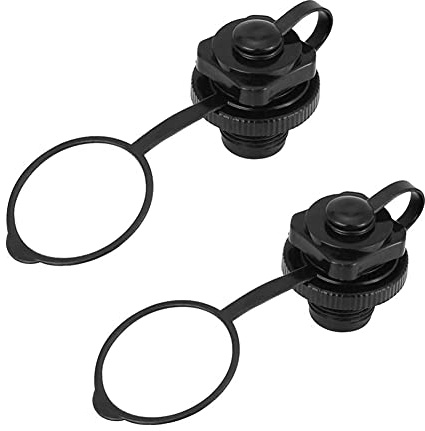 Xximuim Inflatable Boat Air Valve,2PCS Inflatable Boat Replacement Caps Boat Spiral Air Plugs 0ne-Way Inflation Replacement for Inflatable Raft Boat Kayak(22mm)