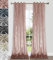 Home Direct Vorhänge, Gardinen aus zerknittertem Samt, Vorhang mit Ösen, ungefüttert, 2 x 260cm x 140cm(LxB), 1 Paar Rosa