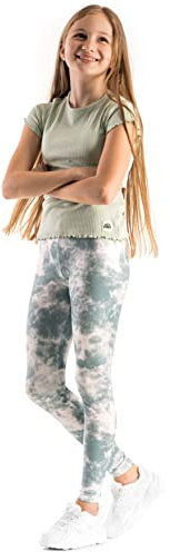 hi!mom Bunte Ganzkörper-Leggings für Mädchen, Bequeme, elastische Gymnastik-Leggings, Fahrradbekleidung, Freizeithosen, Tanz, Gymnastik, Strumpfhosen, Hosen für Kinder von 2 bis 13 Jahren