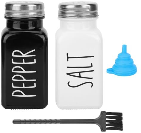Marstey 2 Pcs，salt and pepper sets，salt and pepper，salt shaker，salt and pepper shakers，salt and pepper shaker，salt and pepper set