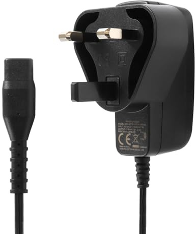 Reliapart 5.5V 3-Pin UK Mains Charger for Karcher WV1 WV2 WV5 WV60 WV70 WV75 Window Vac Series Compatible Power Adapter Plug with Tangle-Free Cable Fast Efficient Charging